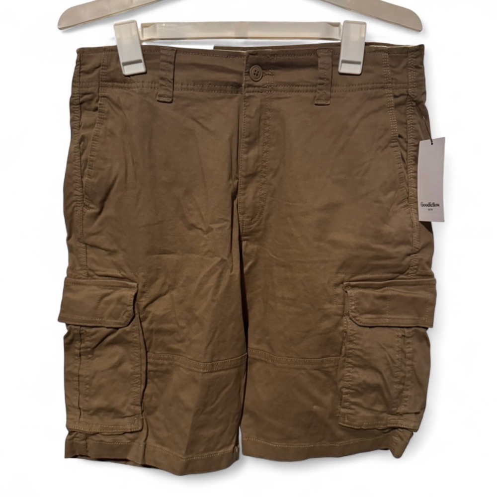 Size 34 Goodfellow Men's Beige Cargo Shorts